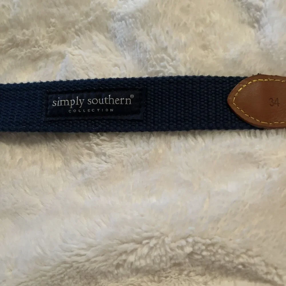 Simply Southern Colorful Bowtie Belt Size 34
